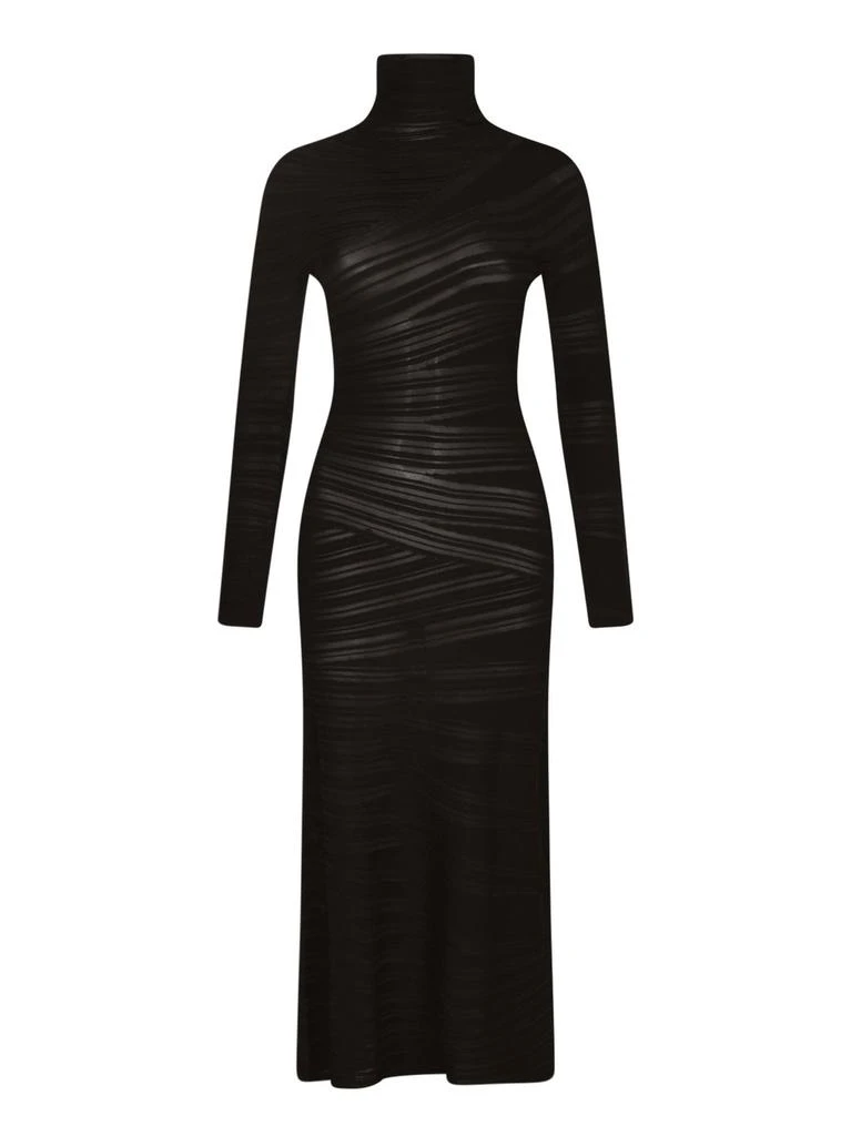 Giorgio Armani Giorgio Armani Asymmetric Long-Sleeved Dress 1