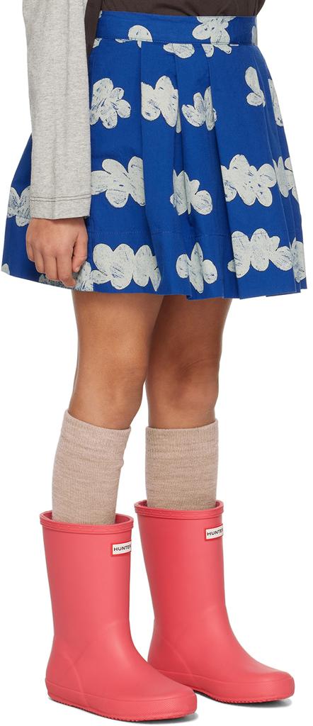 The Animals Observatory Kids Blue Cloud Skirt