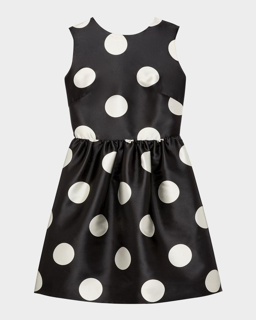 Kate Spade breezy dot cutout bow-back mini dress