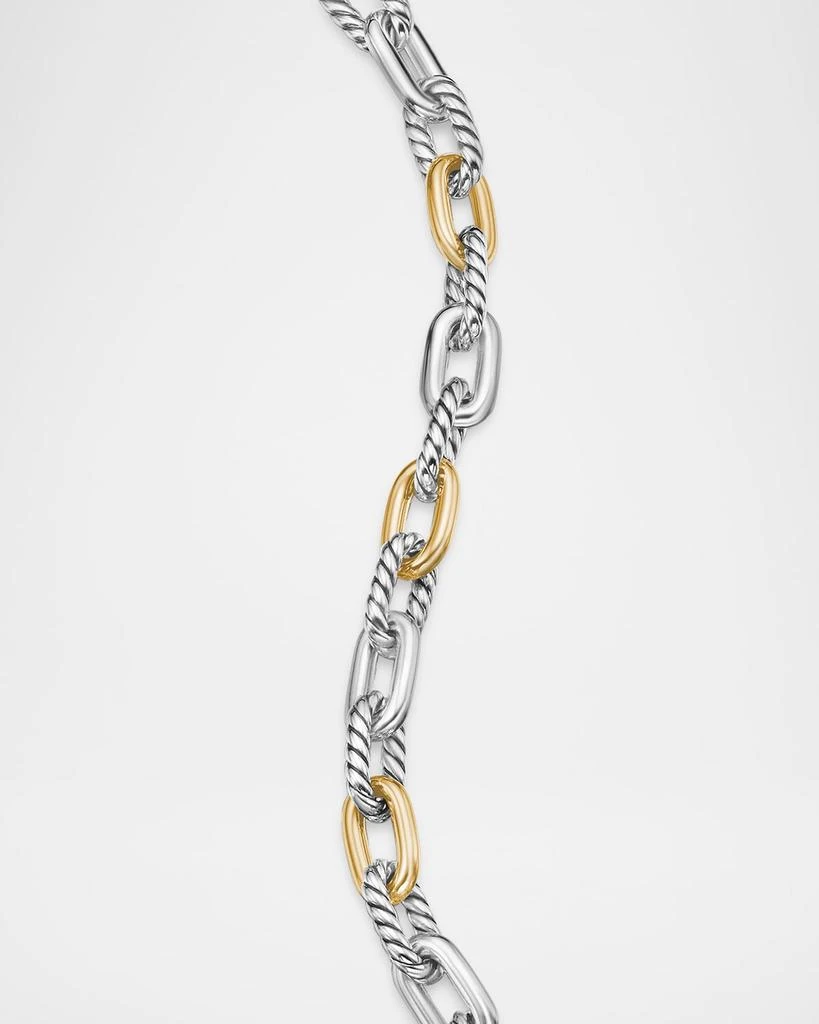 David Yurman DY Madison Chain Bracelet in Silver with 18K Gold, 5.5mm 2