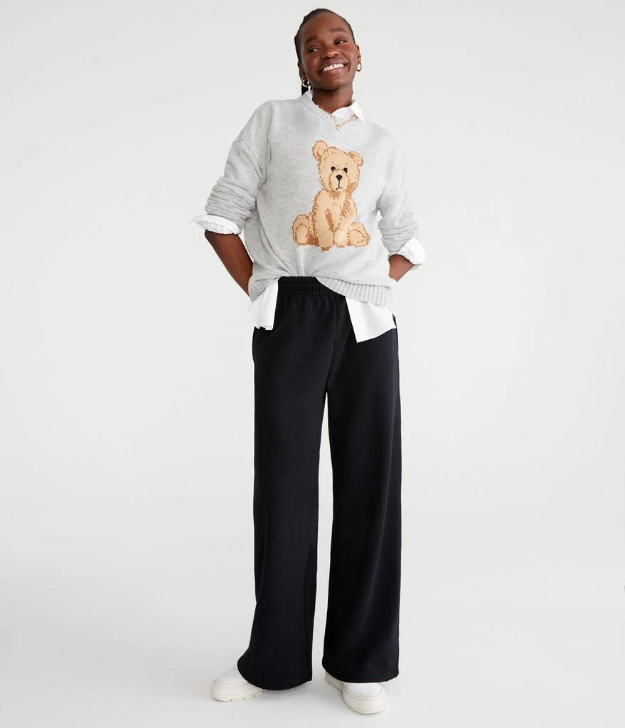 Aeropostale Mid-Rise Wide Leg Sweatpants 2