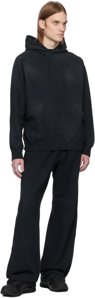 Omar Afridi Navy Knee Darted Flare Sweatpants 4