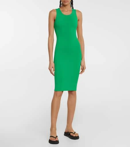 Hunza G Iris scoop-neck bodycon minidress 2