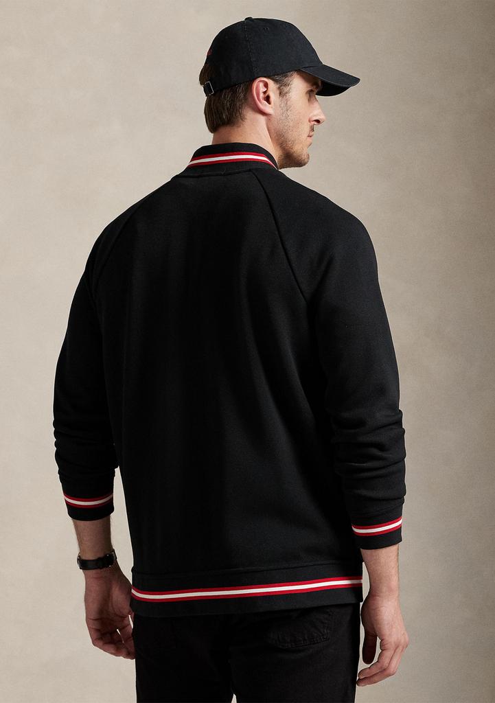 Ralph Lauren Big & Tall Double-Knit Mesh Bomber Jacket