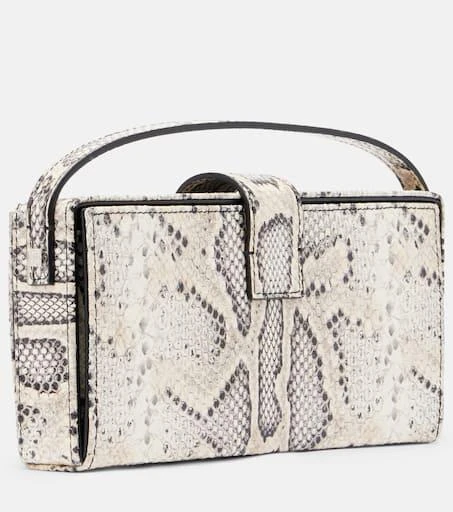 Magda Butrym Apolonia snake-effect leather clutch 4