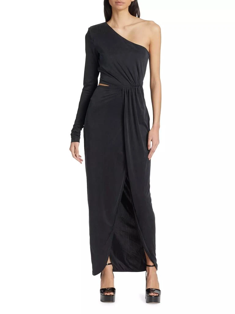 Gauge81 Suani Draped One-Shoulder Gown 3