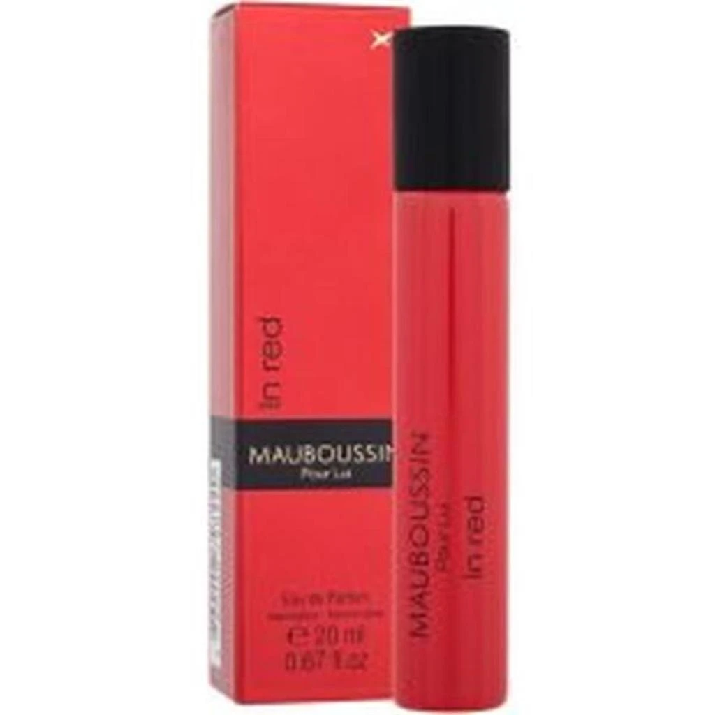 MAUBOUSSIN 0.7 oz Pour Lui In Red Eau De Parfum Travel Spray for Men 1