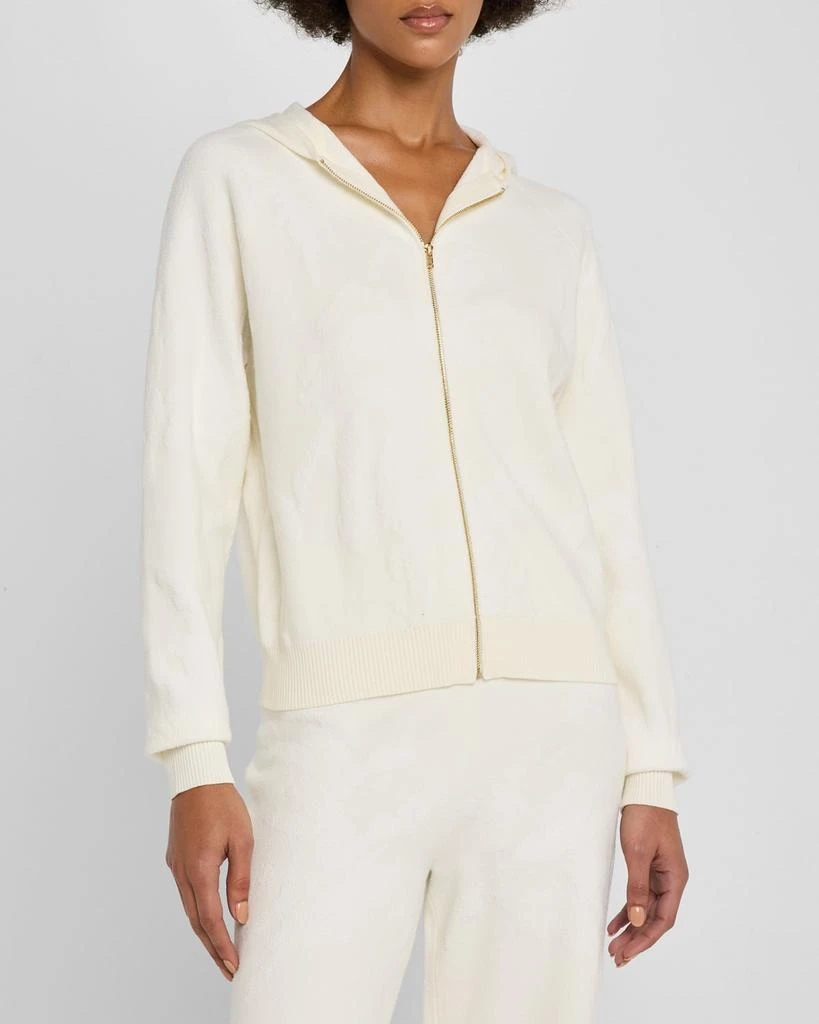 Marella Ughetta1 Hooded Terrycloth Palm Tree Jacket 4