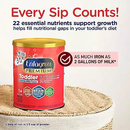 Enfagrow Enfagrow Premium Toddler Nutritional Drink, Milk-Flavored, 36.6 oz. 6