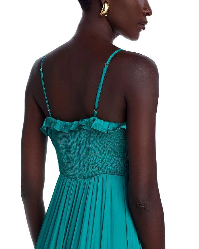 chinese dress ladies Baltic Born Womens Kearny Ruffle Maxi Dress | Mint Floral