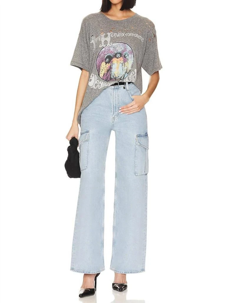 DAYDREAMER Jimi Hendrix Are You Experienced Merch Tee In Heather Grey 5