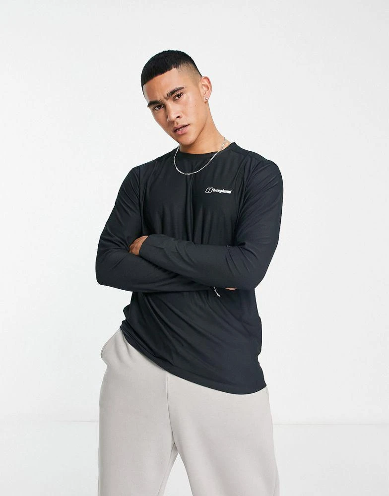 Berghaus Berghaus Training 24/7 tech long sleeve top in black 1