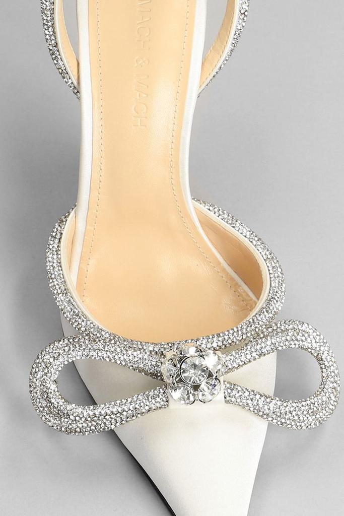 サンダル・ミュール MACH & MACH Platinum fabric pumps Mach & Mach Mach & Mach Pumps - High Heels - BeyondStyle