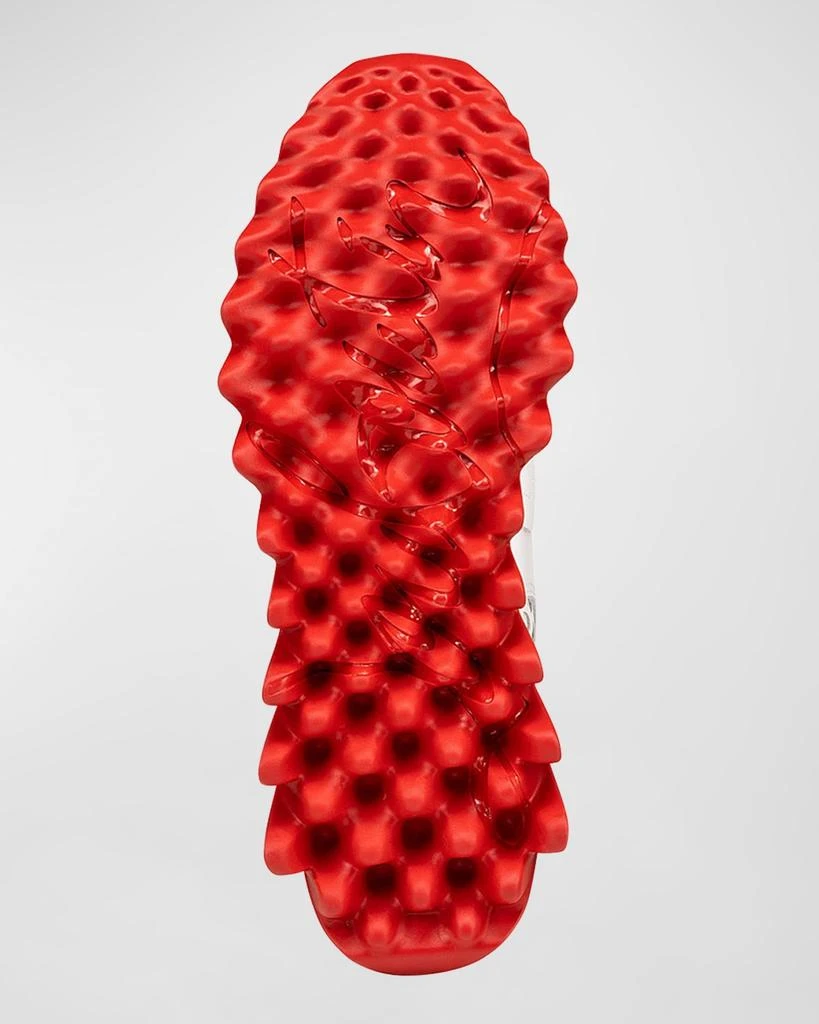 Christian Louboutin Kid's Mini Shark Flat Red Sole Runner Sneakers, Toddlers/Kids 5