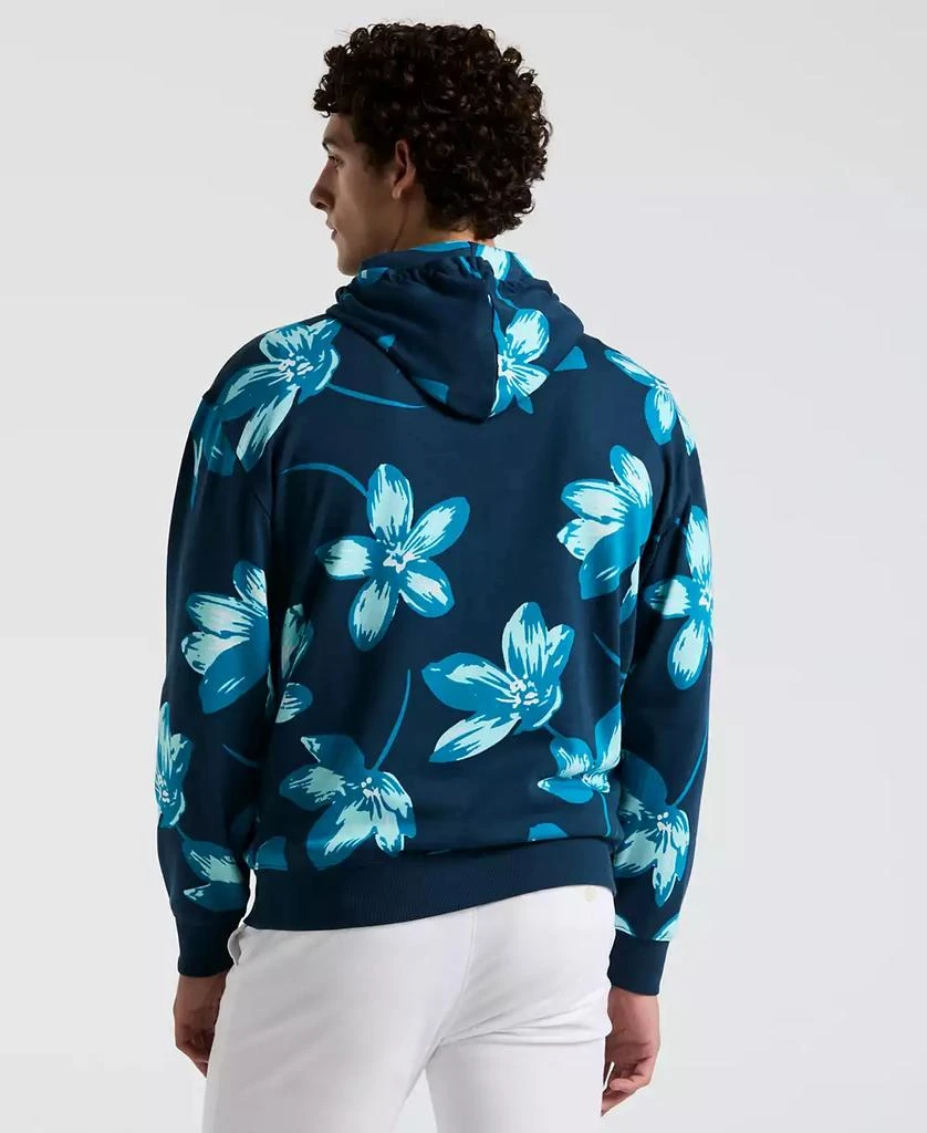 Original Penguin Men's Slim Fit French Terry Floral Print Hoodie 2