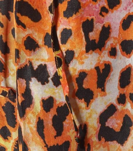 ANNA KOSTUROVA Leopard-print silk maxi dress 4