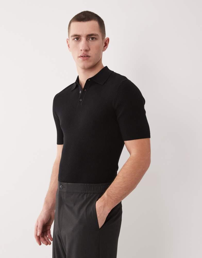Second/Layer - Men's Open Knit Polo Shirt – On Sale Now with Up to