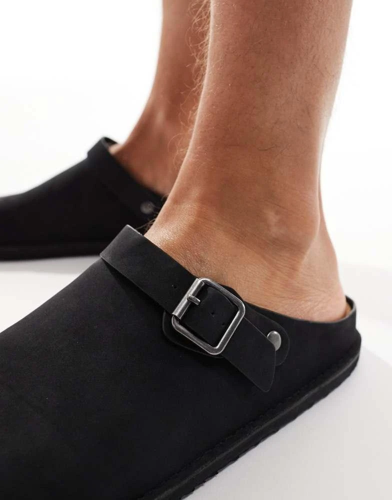 ASOS ASOS DESIGN mule clog loafers in black 2
