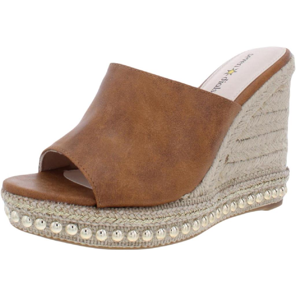 Seven Dials Womens Wedge Platform Espadrilles