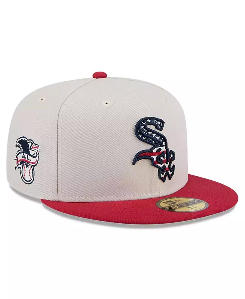 New Era Men's Red Chicago White Sox 2024 Fourth of July 59FIFTY Fitted Hat