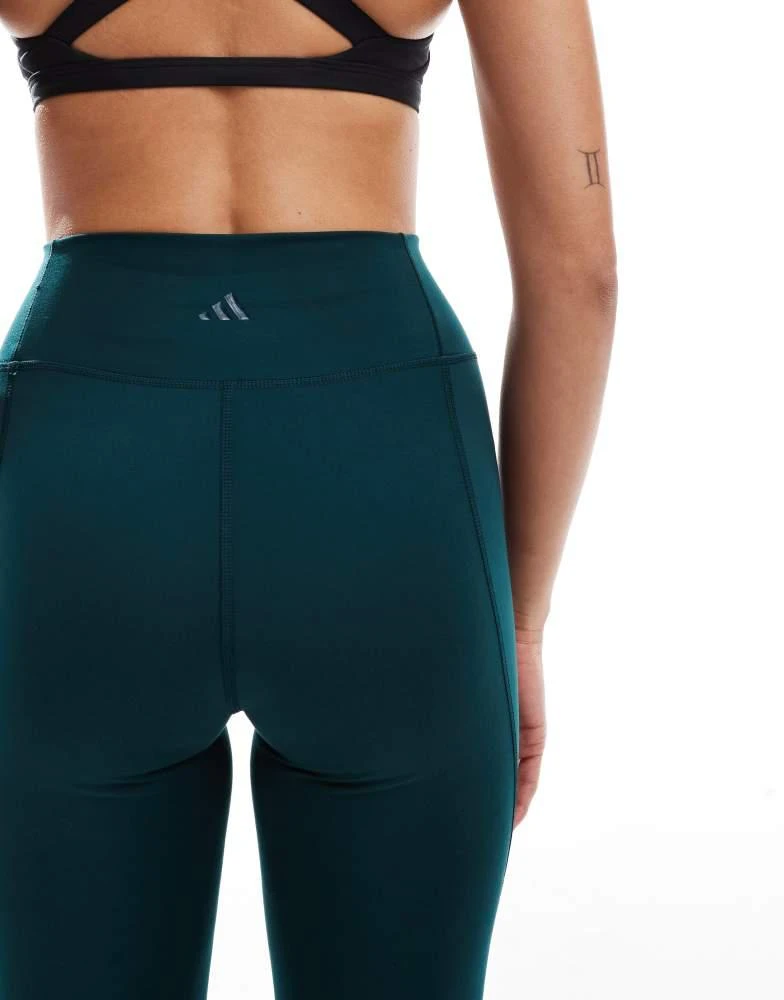 Adidas adidas performance All me essentials full-length leggings in aurora ivy / aurora ivy 3
