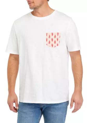 American Rag Rag Lobster Pocket Graphic T Shirt