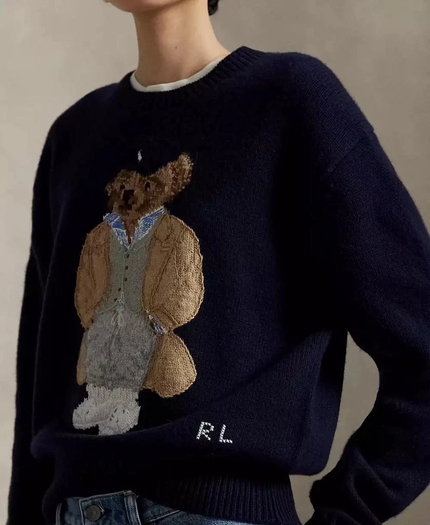 Ralph Lauren Women's Polo Bear Wool-Cashmere-Blend Sweater 4