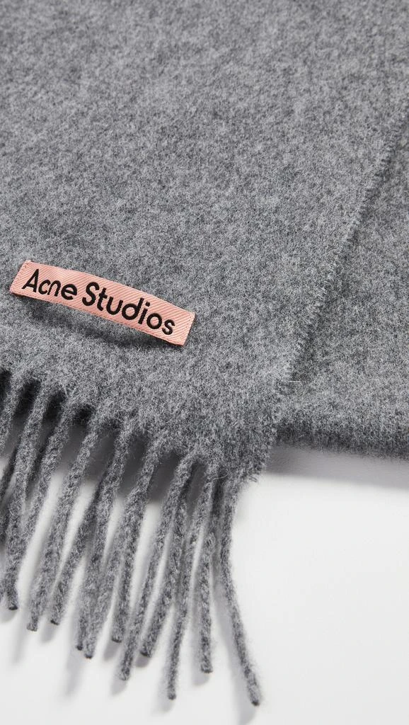 Acne Studios Oversized Fringe Wool Scarf 3