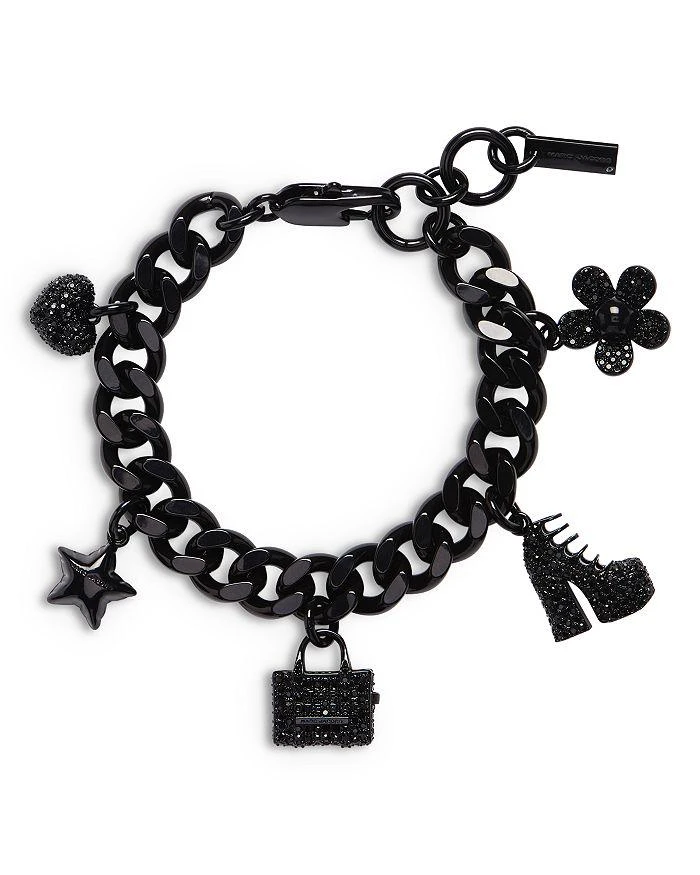 Marc Jacobs Mini Icon Pavé Charm Bracelet