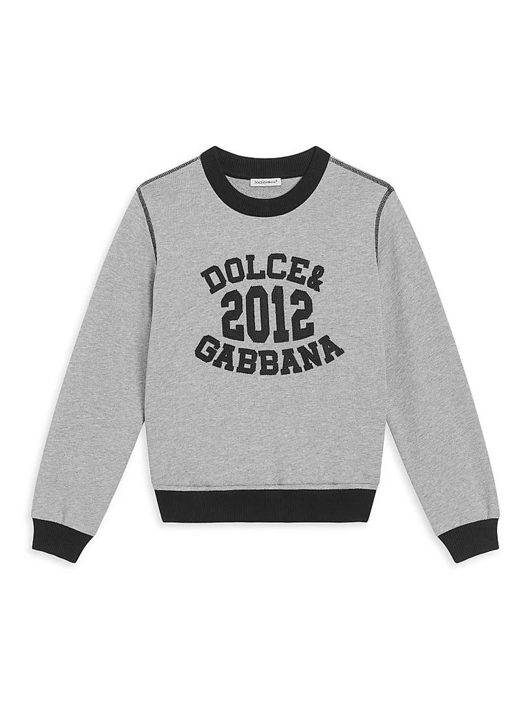 Dolce 
Gabbana Little Boy
s 
Boy
s Logo Crewneck Sweatshirt
