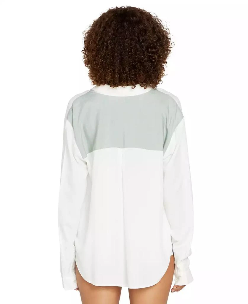 Volcom Juniors' Coco Ho Oversized Yoked Shirt 2
