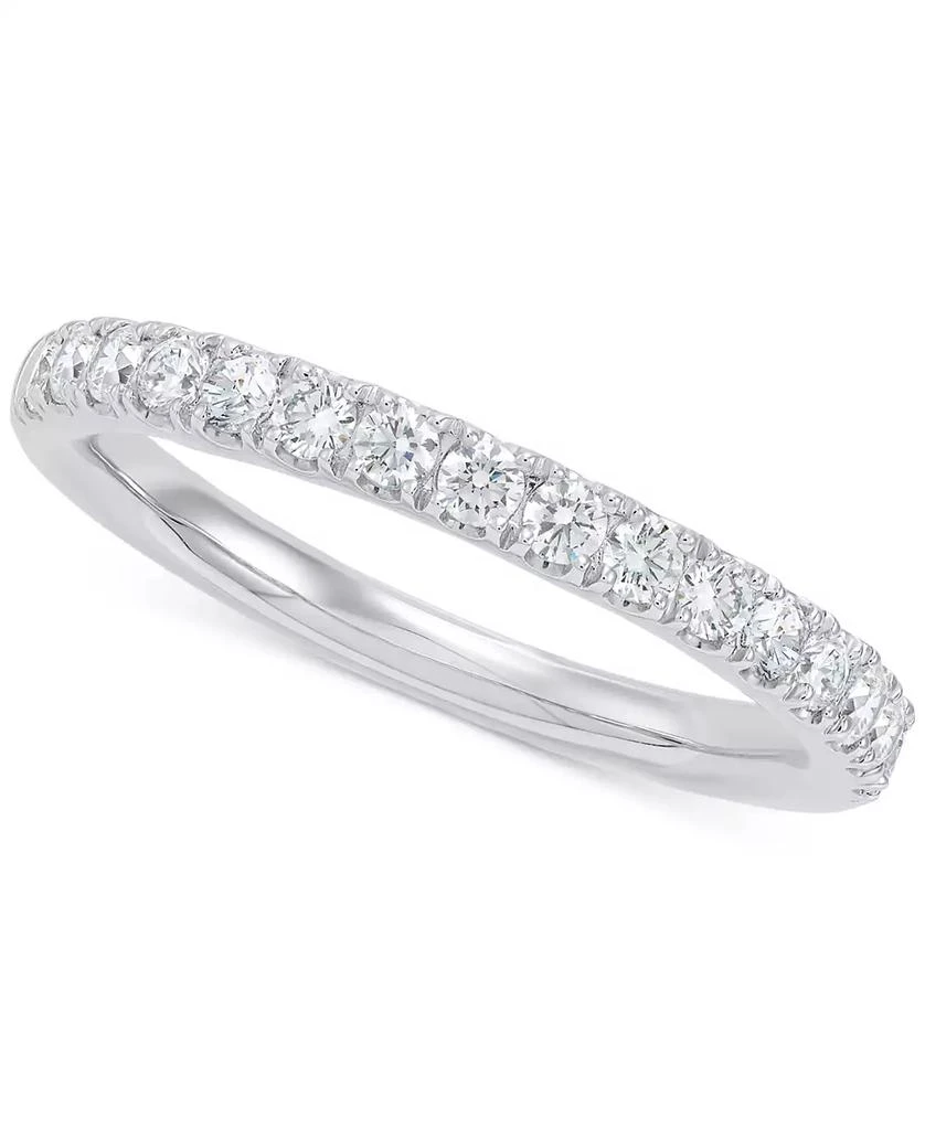 Grown With Love IGI Certified Lab Grown Diamond Band (1/2 ct. t.w.) in 14k White Gold 1