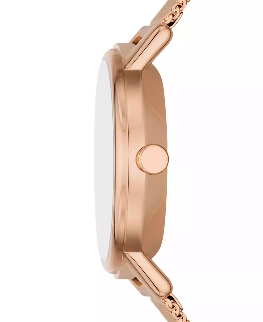 Skagen Women's Kuppel Lille Quartz Three Hand Rose Gold-Tone Stainless Steel Watch, 32mm