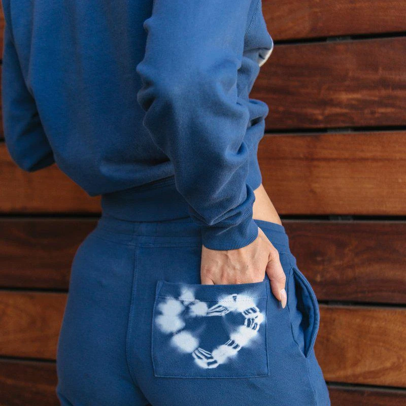 Lezat Heart-to-Heart Cotton Drawstring Sweatpant 1