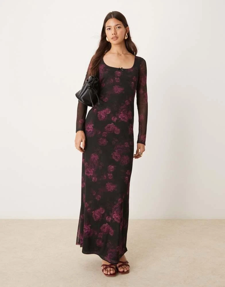 miss selfridge formal dresses Rent Miss Selfridge Jacquard Puff Sleeve Bardot Mini Dress In Lilac main image 0