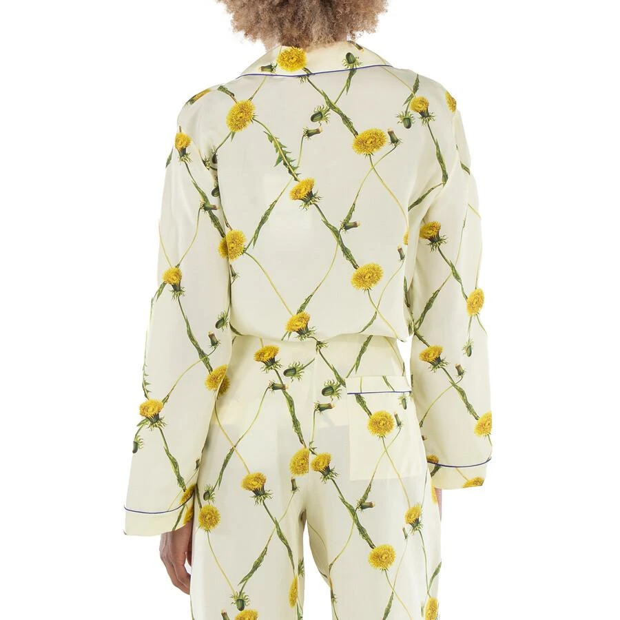 Burberry Dandelion-Print Silk Pyjama Shirt 3