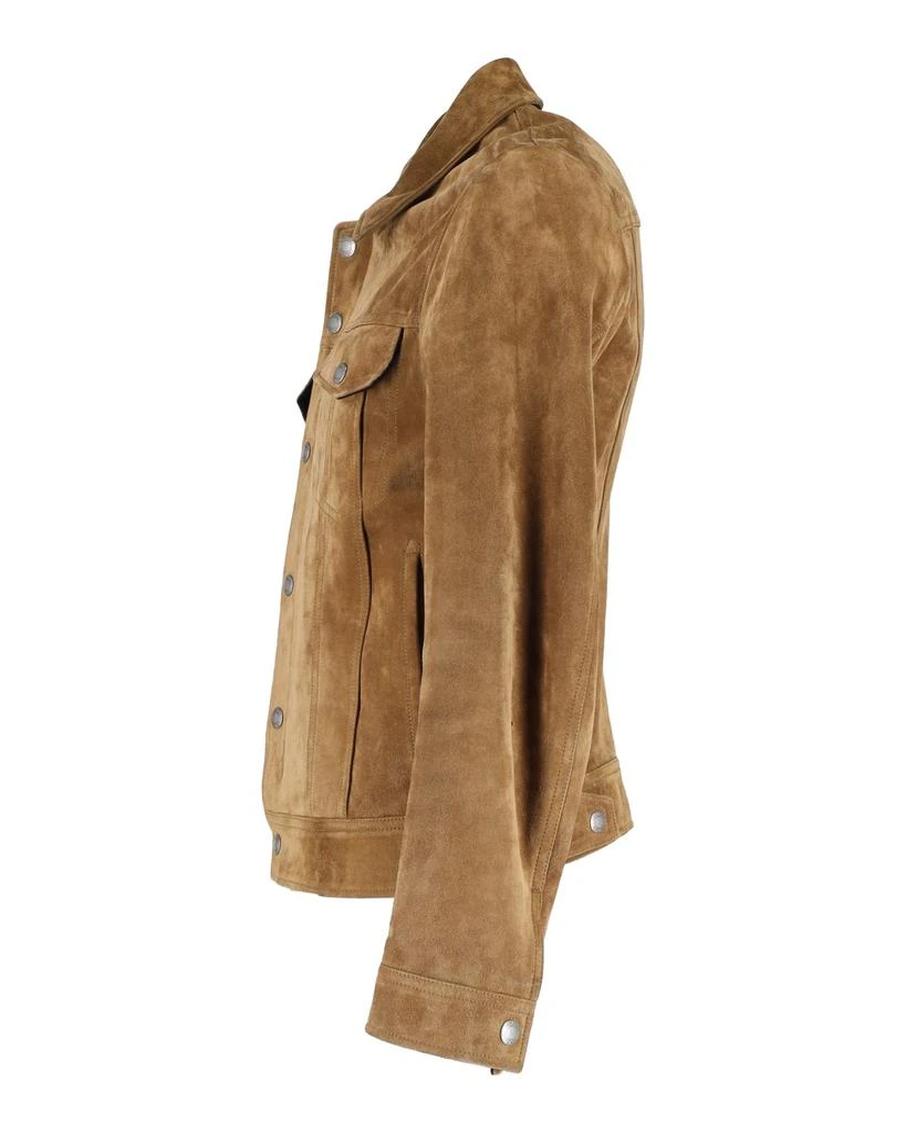 Tom Ford Trucker Jacket in Brown Suede 2