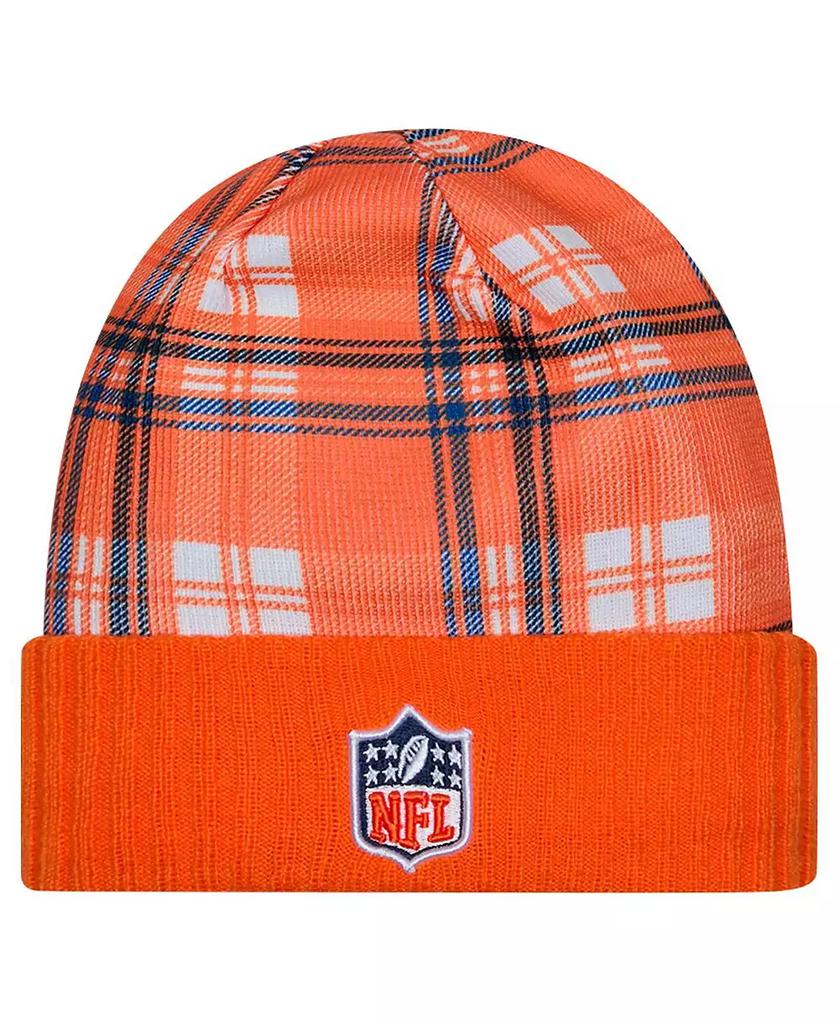 New Era Men's Orange Denver Broncos Sideline Statement Cuffed Knit Hat