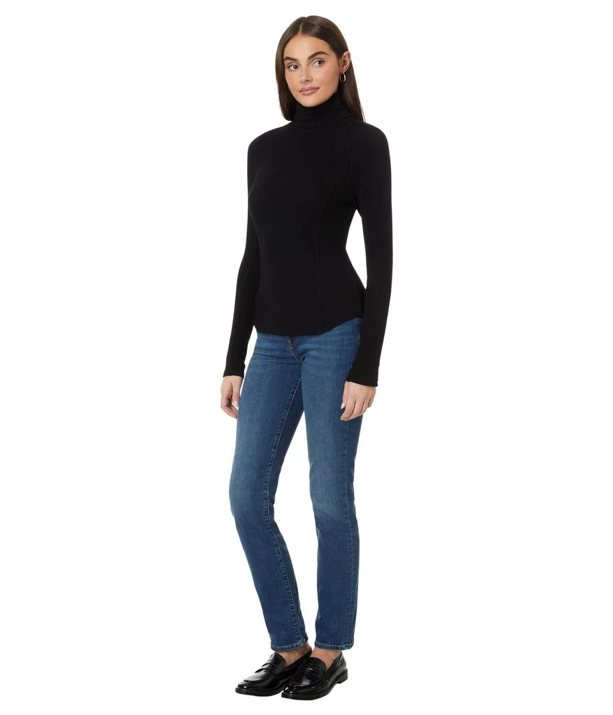 Mod-o-doc Long Sleeve Fold Over Turtleneck Top 4