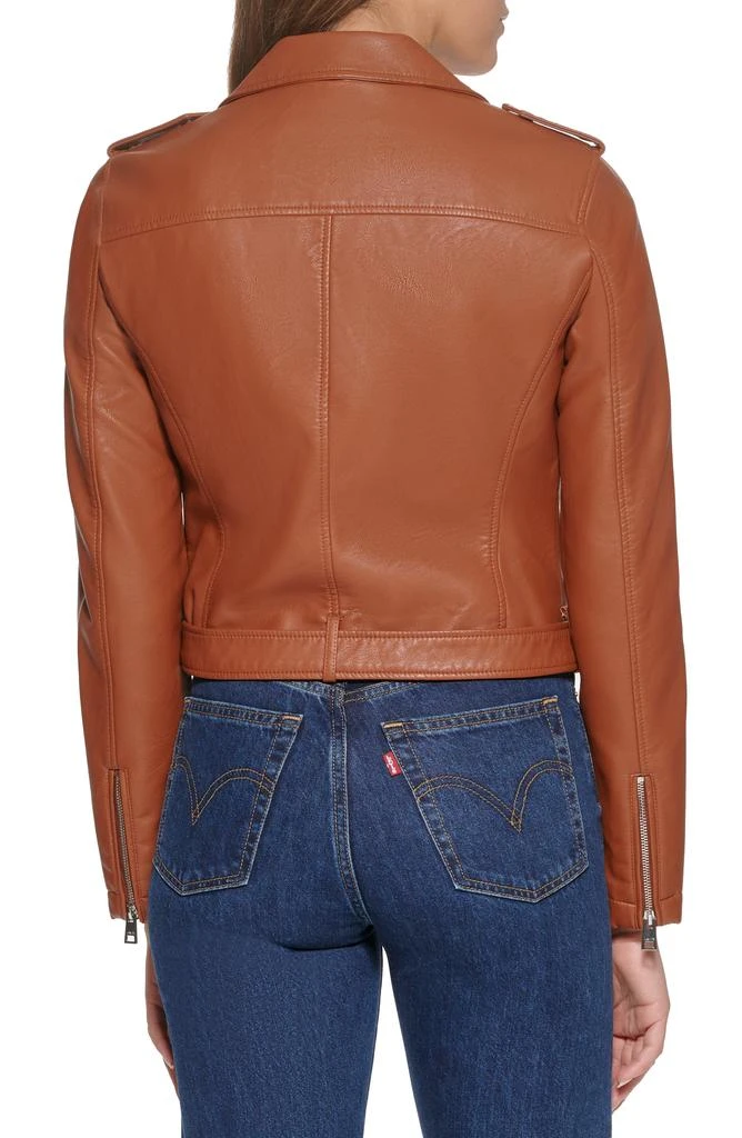 Levi's® Faux Leather Fashion Belted Moto Jacket 2