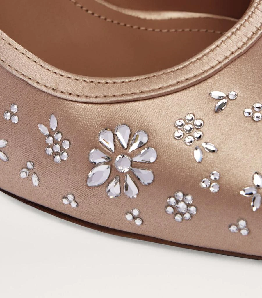 Malone Souliers x Tabitha Simmons Satin Embellished Cameron Pumps 70 5