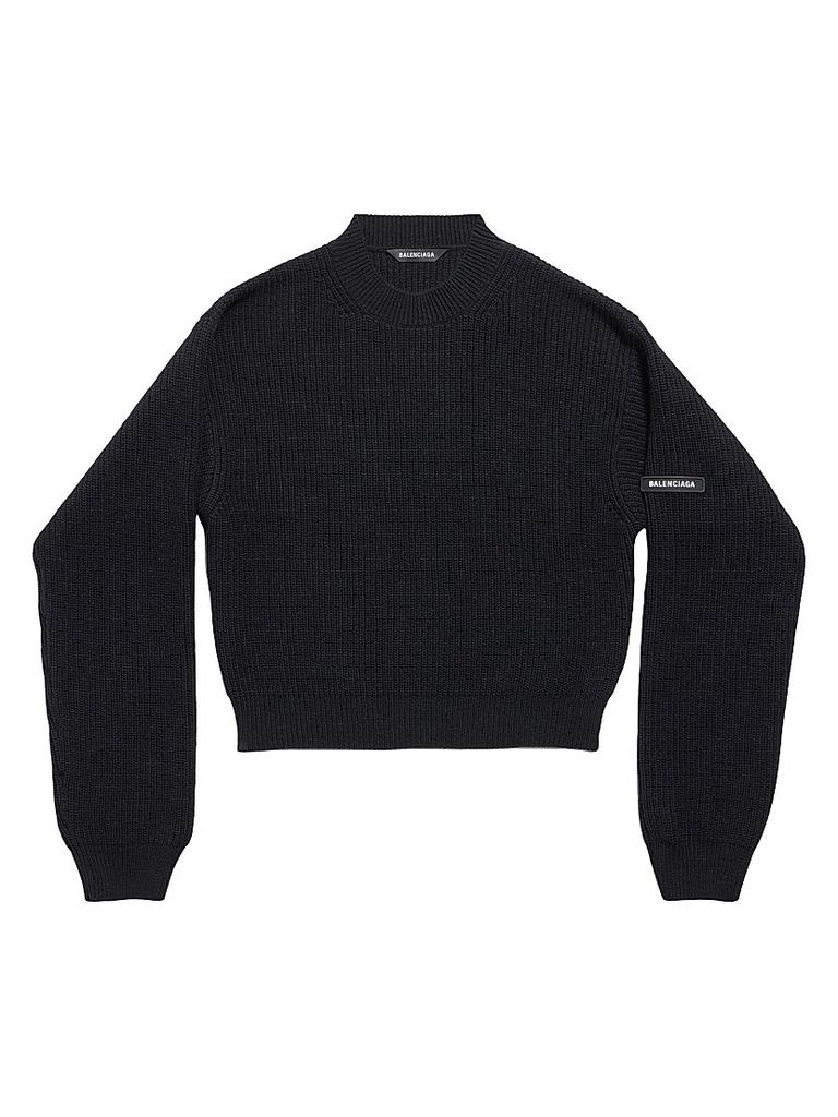 Balenciaga Black wool blend sweater - BeyondStyle