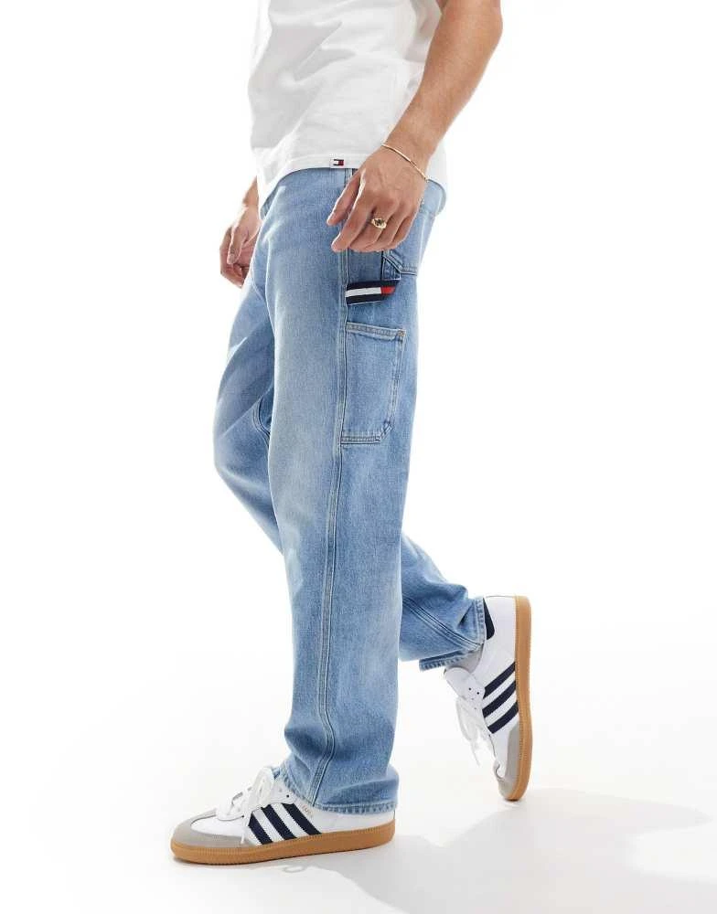 Tommy Jeans Tommy Jeans skater carpenter jeans in light wash 1