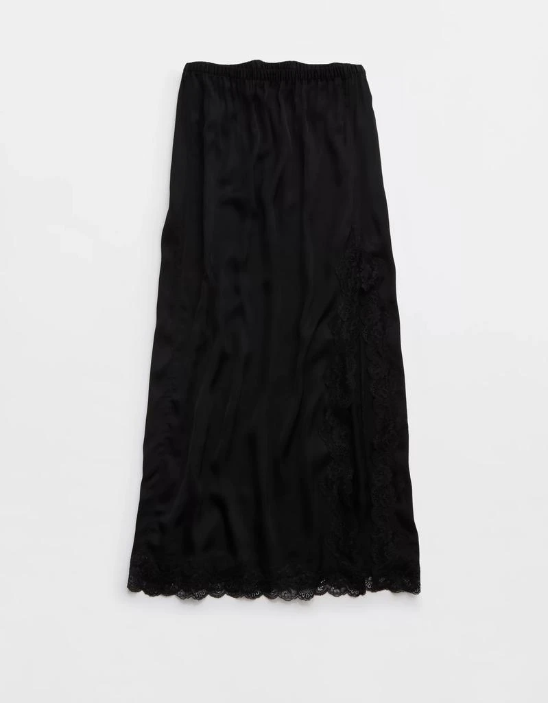 Aerie Aerie Satin Midi Skirt 3