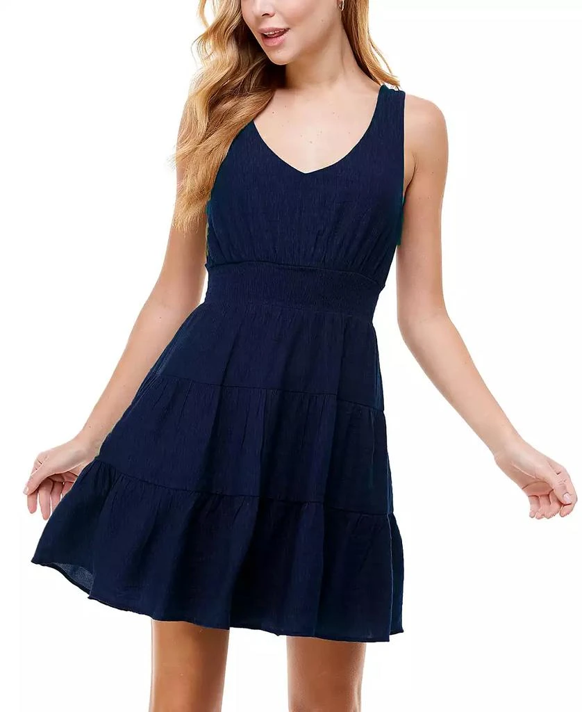 juniors a line dress A-line Spaghetti Straps Unique White Short Prom Dress Juniors Cute Hom   SELINADRESS