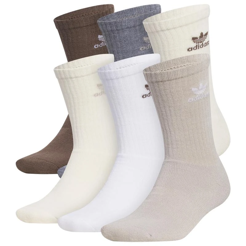Adidas adidas Originals Trefoil 6 Pack Crew Socks - Men's 1
