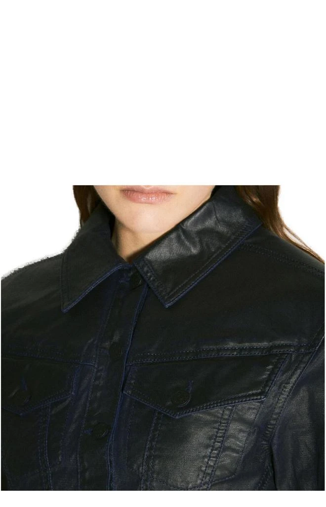 Mugler Mugler Waxed Denim Jacket 4