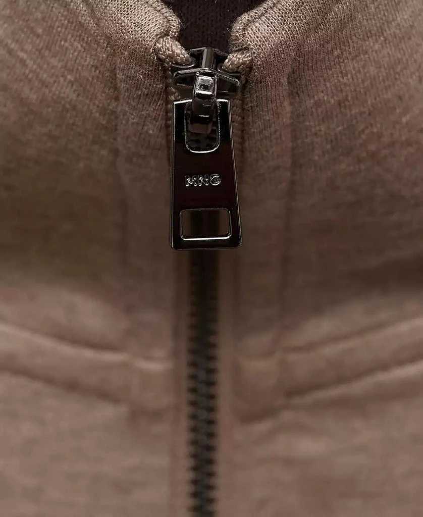 Mango Men's Funnel-Neck Quarter-Zip Sweatshirt 4