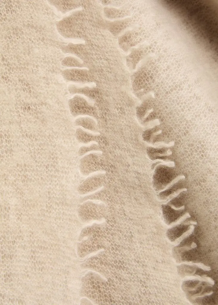 DENIS COLOMB Fuzzy Feutre cashmere scarf 3