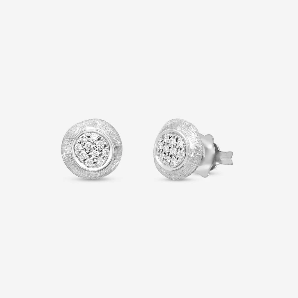 Marco Bicego Marco Bicego Jaipur Link 18K White Gold Diamond Stud Earrings OB1377_B_W_02 2